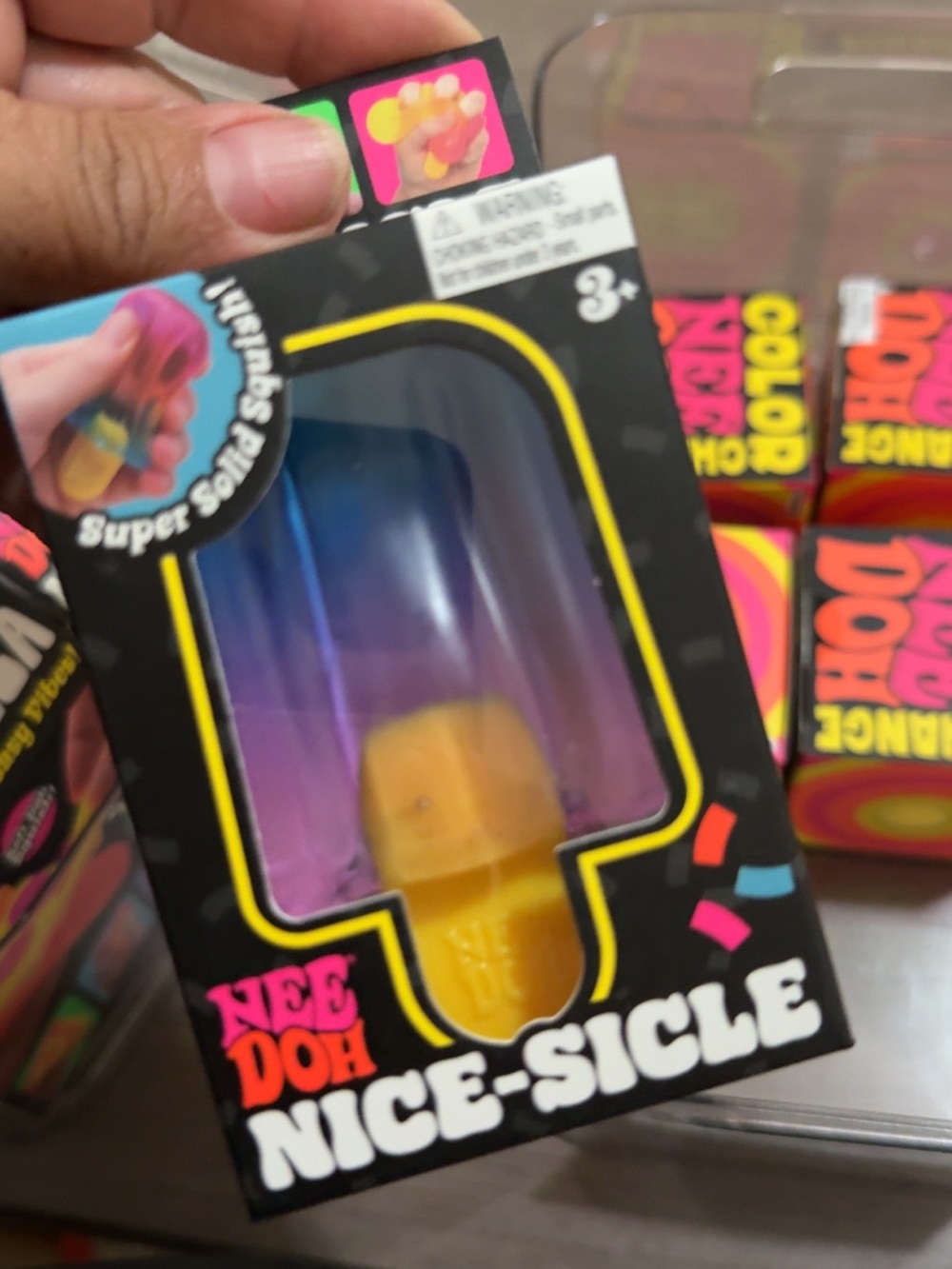 Ice-Sicle Stress Toy - Yellow